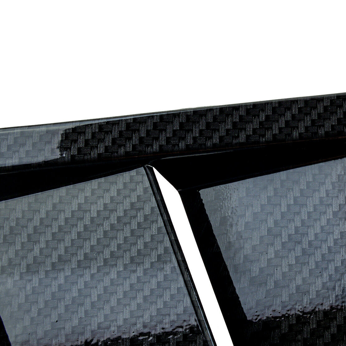 2pcs Carbon Fiber Style Bonnet Hood Vent Trim fit for Ford Focus RS ST MK2 04-15