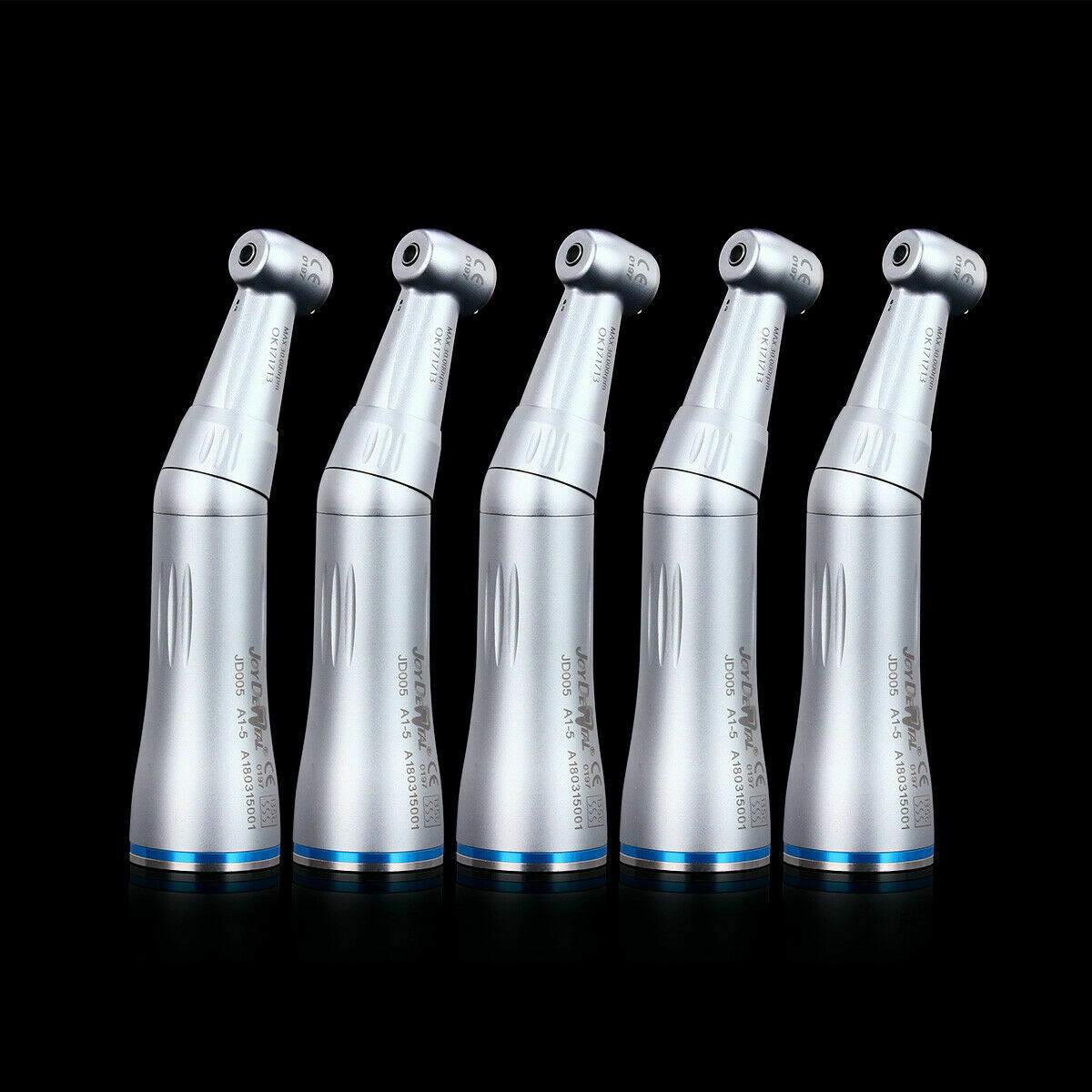 5 X Dental Contra Angle Low Speed Handpiece Inner Water Spray Push Button JD