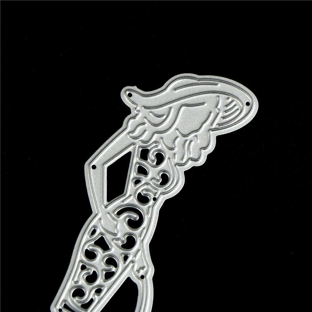 Happy Girls Walk the Dogs Metal Cutting Dies Embossing Stencils Decorative Cards