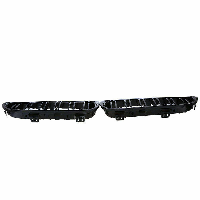 For BMW E90 E92 E93 328i 335i M3 2007-2011 Kidney Grille Gloss Black Dual Slat