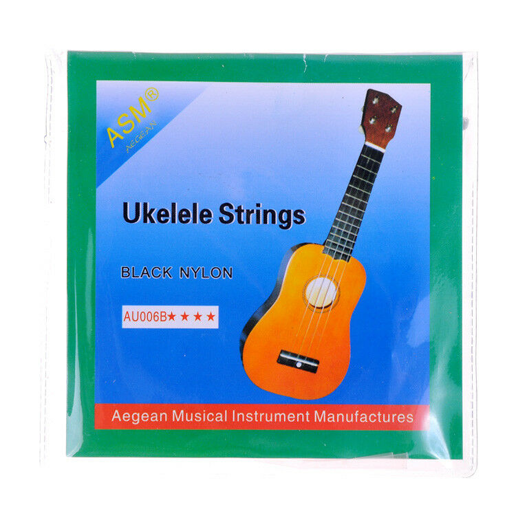 Ukulele Uke Guitar Strings for Hawaii Ukelele Parts Black Nylon Set of 1