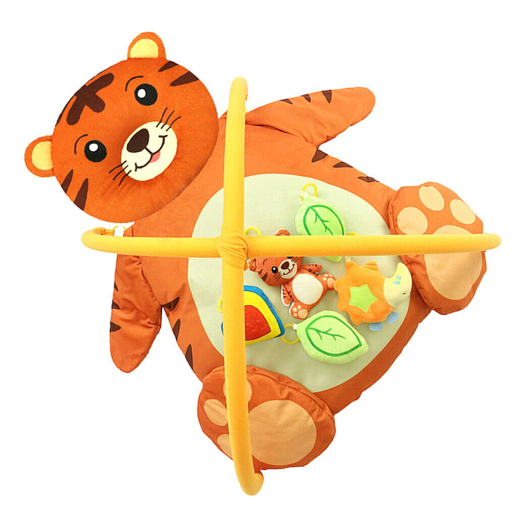 Baby Musical Playmat Plush Toys Activity Gym Sleeping Bag Tiger