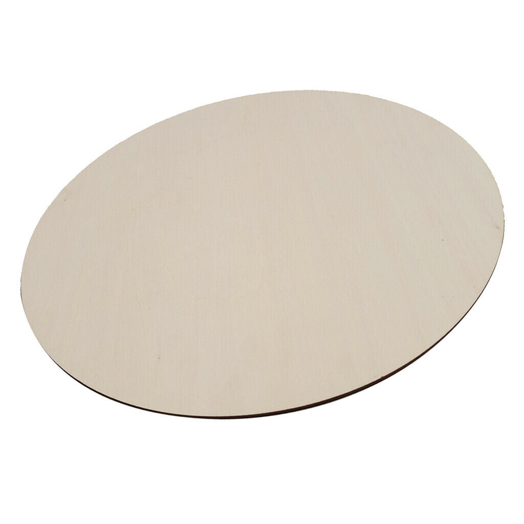 3pcs Blank Wooden Discs Wood Slices Round Plaque Tags Embellishment DIY Craft