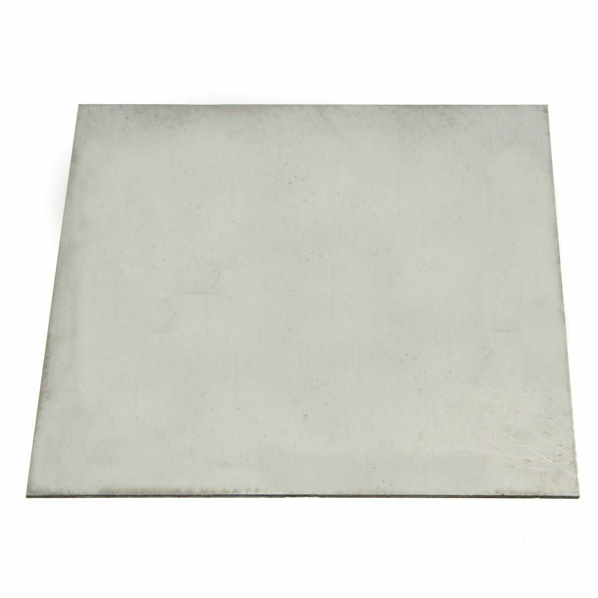 150mm x 150mm x 2mm Sliver Metal Titanium Ti Plate Sheet Board TC4 Grade 5