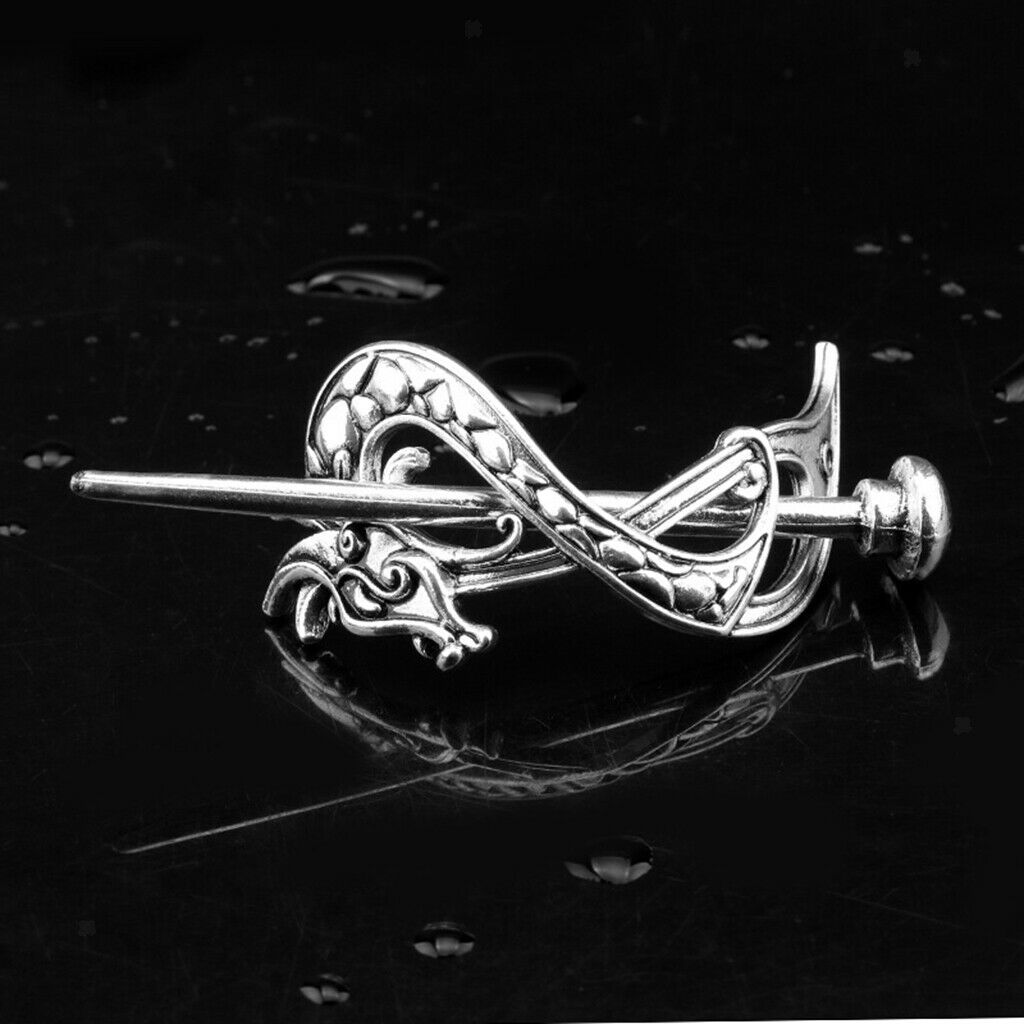 5pcs Viking Hair Clip Dragon Hair Stick Long Hair Holder Banquet Dating Gift