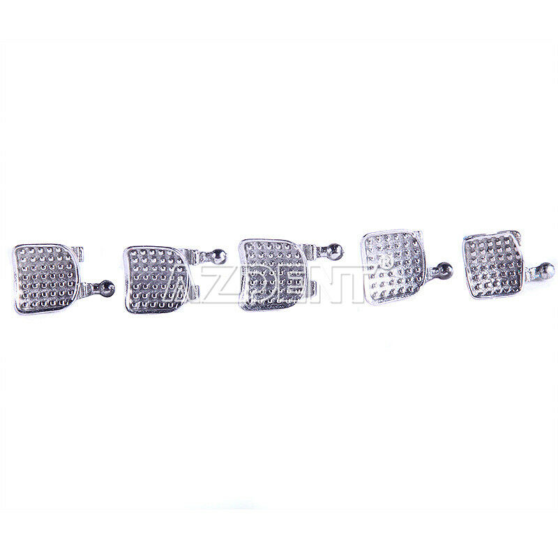 50 X Dental Orthodontic Metal Brackets Mini Roth 022 Hooks 345 Monoblock AZDENT