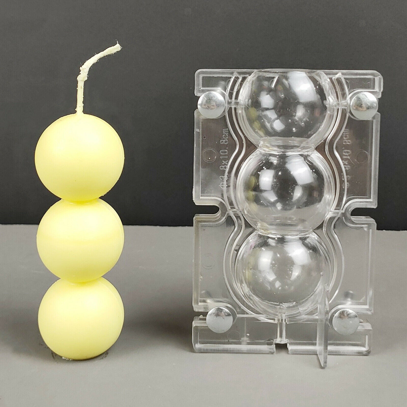 Overlapping Balls Candle Mold Mini for DIY Handmade Supplies Candle Decor