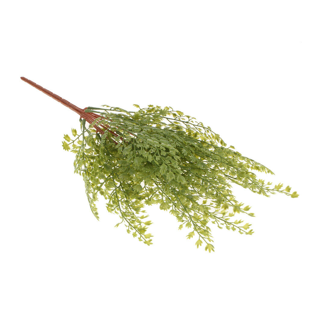 Artificial Fern Leaf Simulation Plastic Plant Flower Home Wedding Decor 45cm