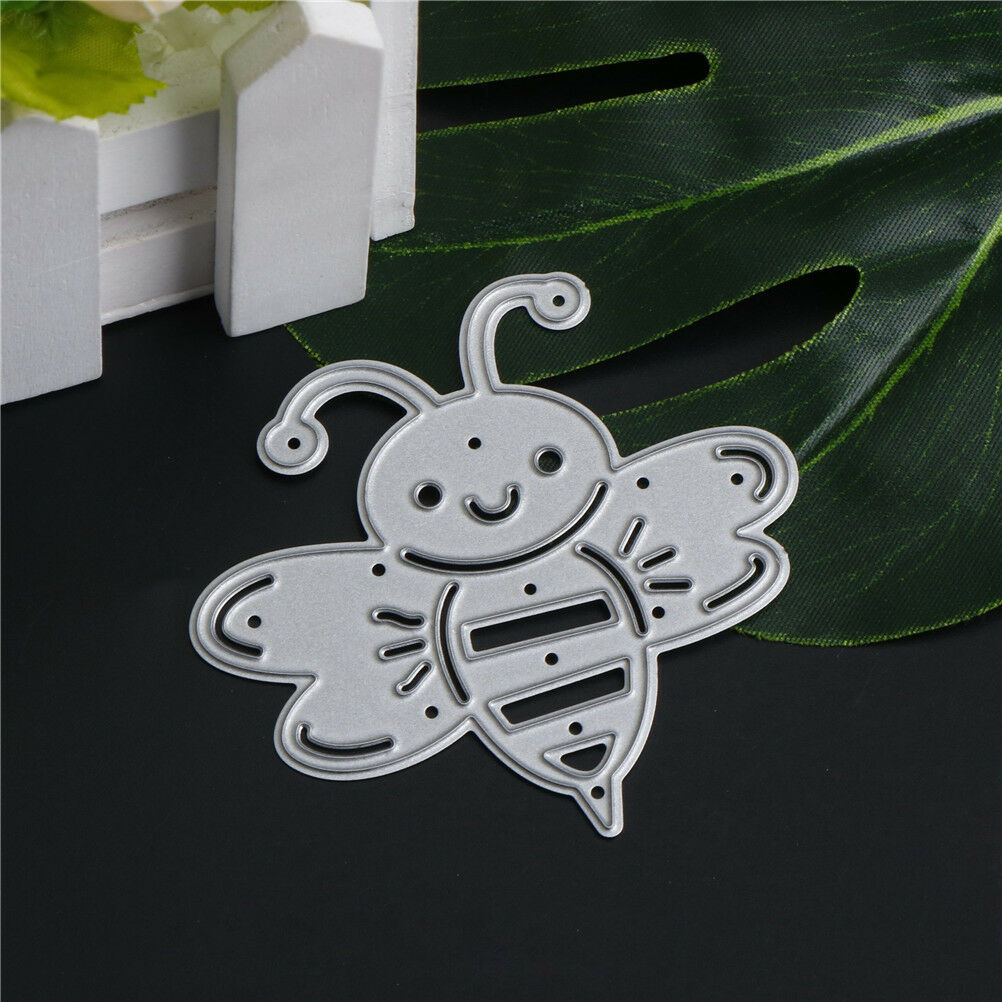 Cute Bee Metal Cutting Dies Stencils For Scrapbooking DIY Album Cards Maki.l8