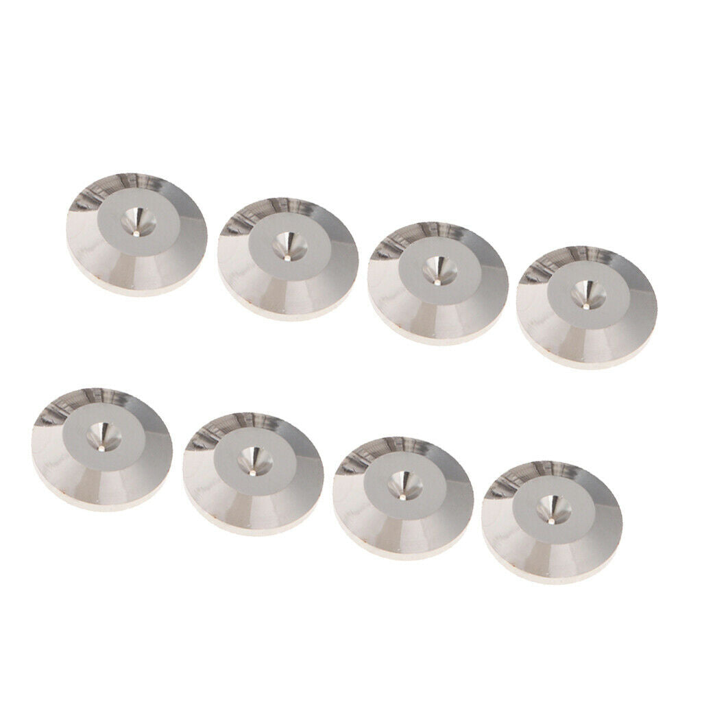 8x aluminum isolation feet mats pads for audio speakers HIFI