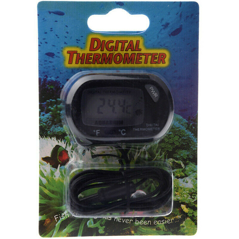 Waterproof LCD Digital Fish Tank Aquarium Thermometer Submersible Water C.l8