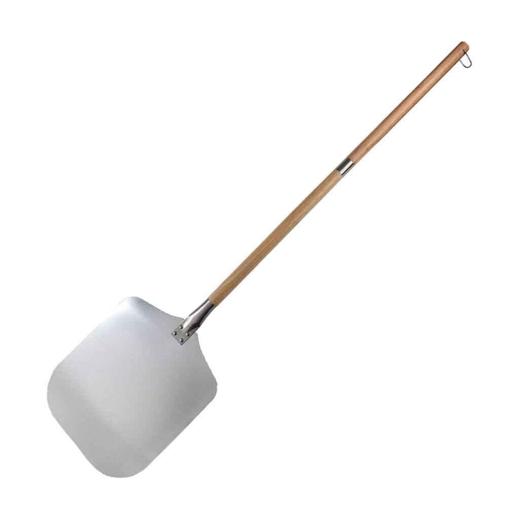 Aluminum Pizza Turning Peel Paddle Large Wooden Handle for Pizza Pizza Tool