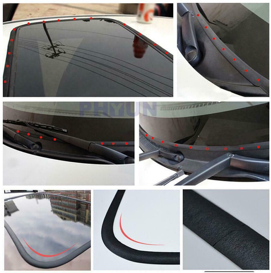 5 Meter Self Adhesive Auto Windshield Window Rubber Weather Draft Seal Strip