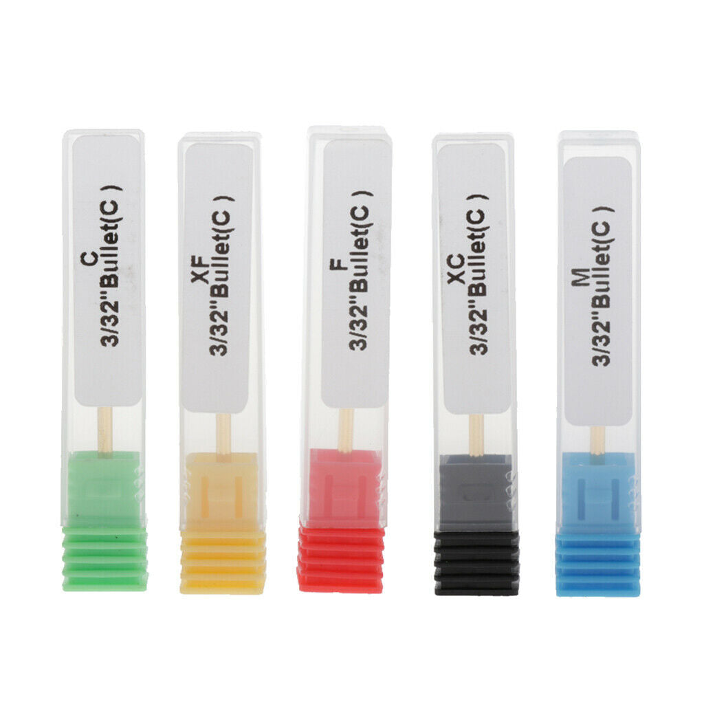 5 lot 2.35mm Nail Art Cuticle Clean Drill Bit Set DIY Files Buffing Bits