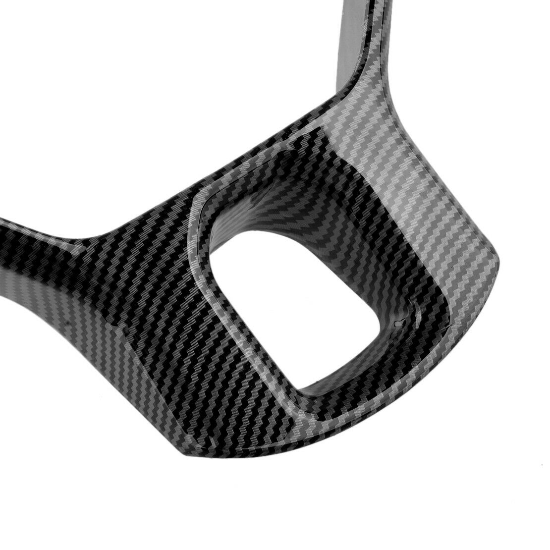 1x Carbon Fiber Style Steering Wheel Decor Bezel Cover fit for Dodge RAM 10-17