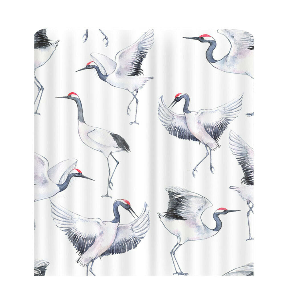 Art Colorful Waterproof Shower Curtain Bath Curtain Bath Decor with Hook 1