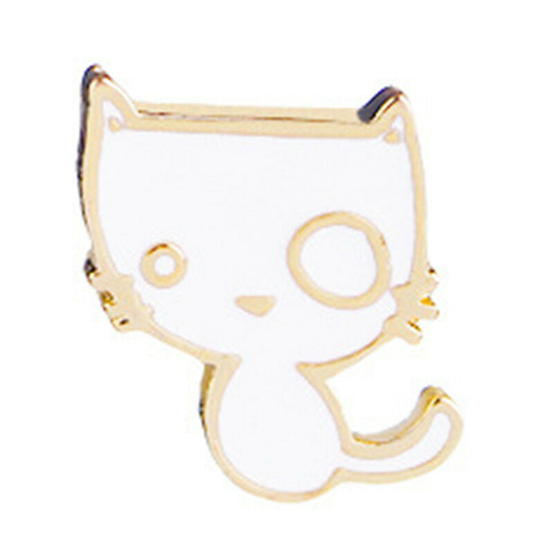 2PCS/Set Cute Cat Fish Bone Brooch Pins DIY Denim Jacket Pin Badge Jewelr.l8