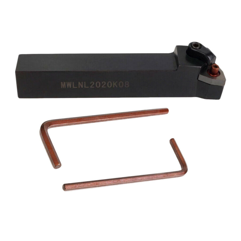 Metal 2020K08 CNC Lathe 95 Deg Turning Milling Tool Holder 125mm w/ Wrench