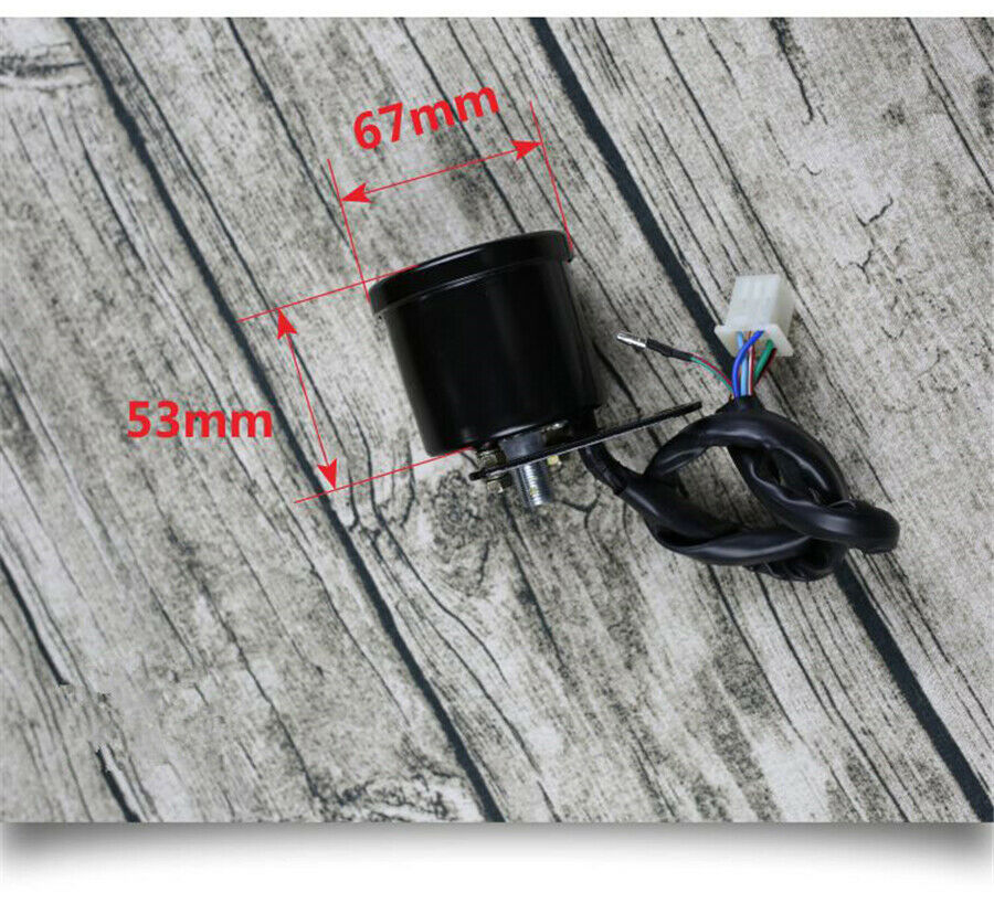 Motorcycle Mechanical Odometer Speedometer KM/H MPH OIL Pump Indicator Light