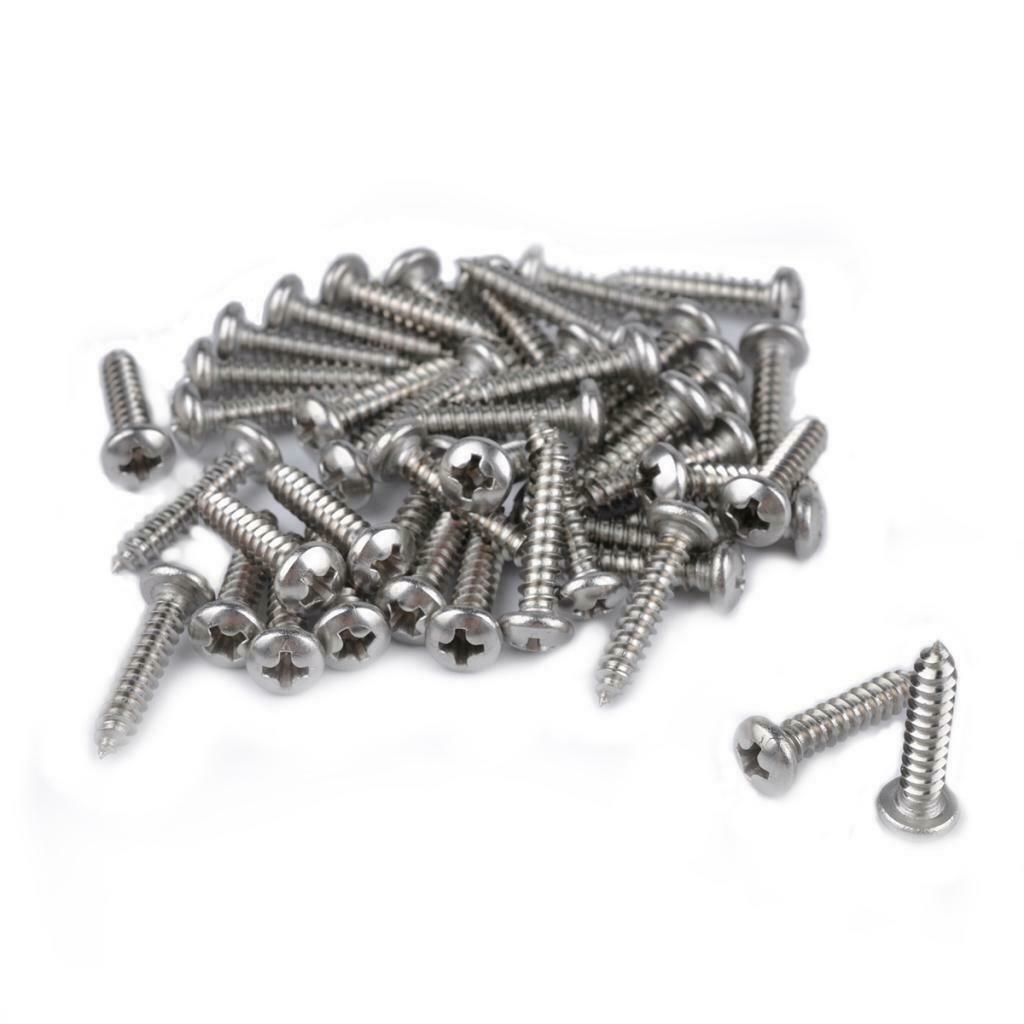 100 Pack Rope Light P-Style Mounting Clips with Compatible Stainless 0.25 inch