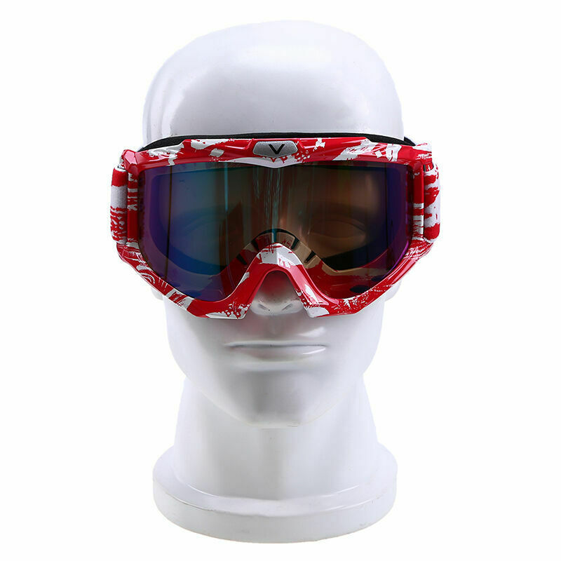 Motorcycle Motocross Riding Goggles ATV Dirt Bike Off Road Color Eyewear Glasses