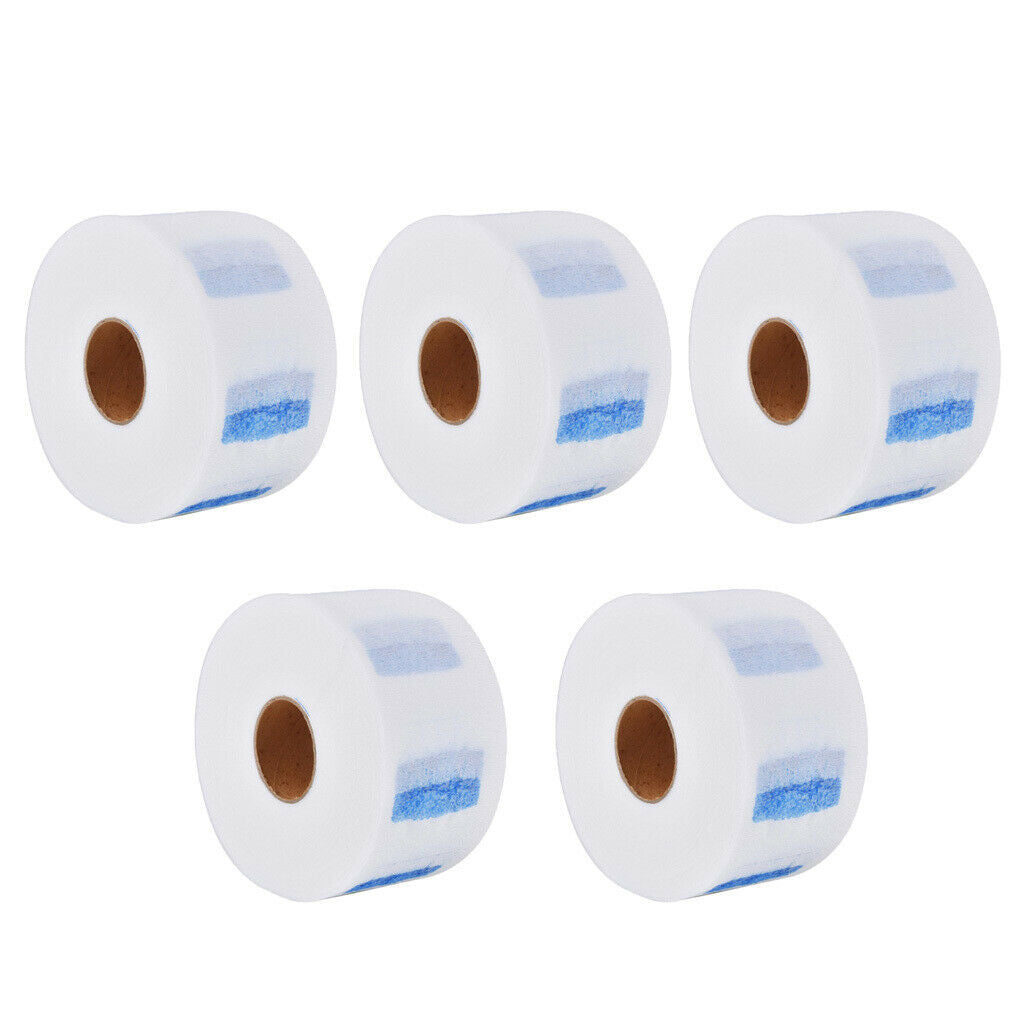 5pc/Roll Pro Stretchy Disposable Neck Paper Strips Barber Salon Hairdressing Hot