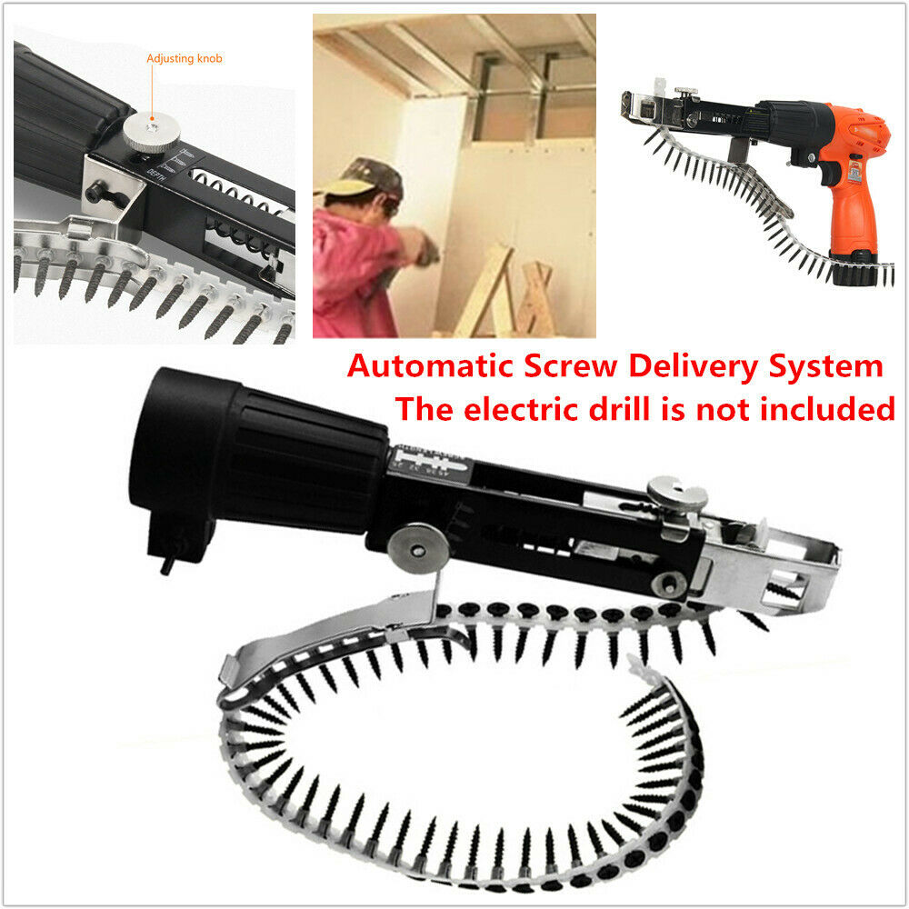 Automatic Nail  System Chain Screwdriver Electric Drill Adapter Woodwork