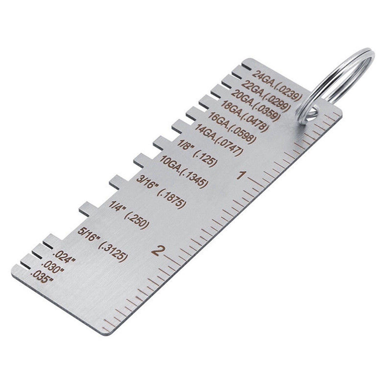 Tool Sheet Metal Gage Wire Gauge Thickness Measuring Machinist Measurement Plate