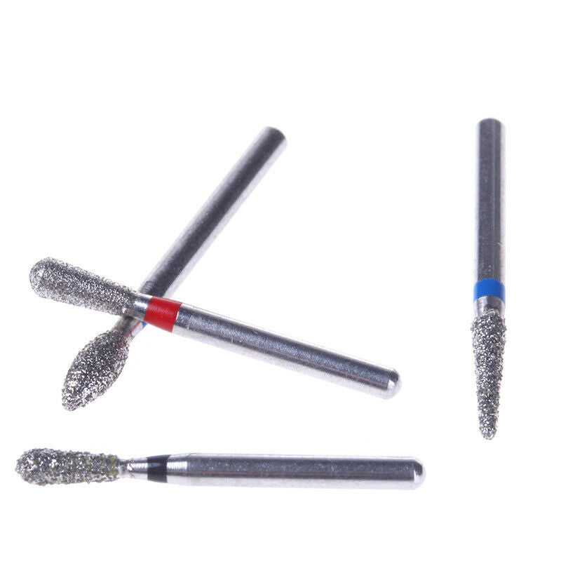 100X Dental Diamond Burs Set f Crown Bridge Preparation Posterior Molar Teeth