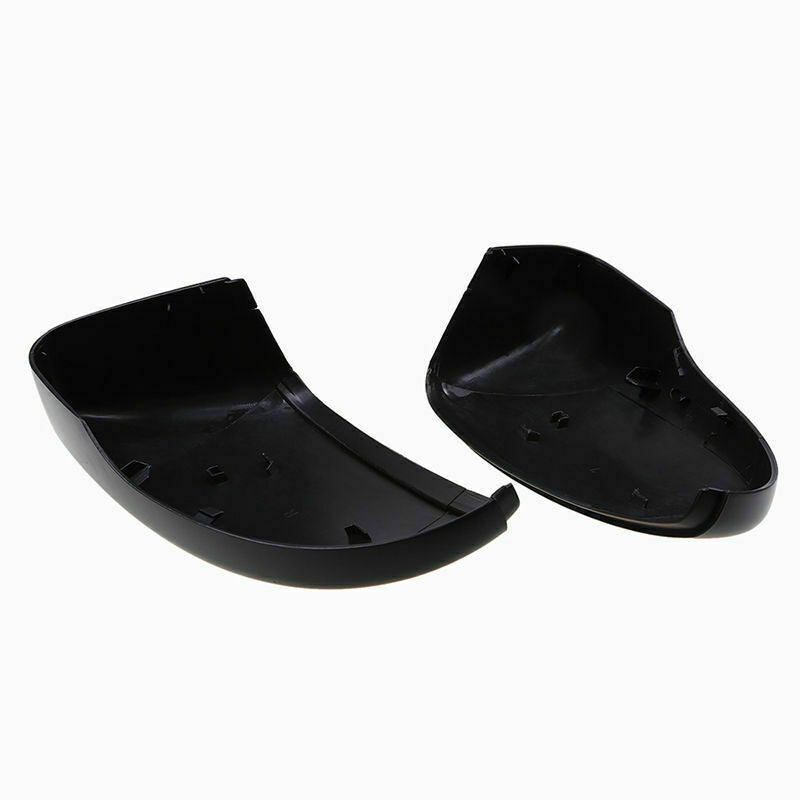 2Pcs Black Side RearView Mirror Cover For VW Beetle/CC/Eos/Jetta/Passat