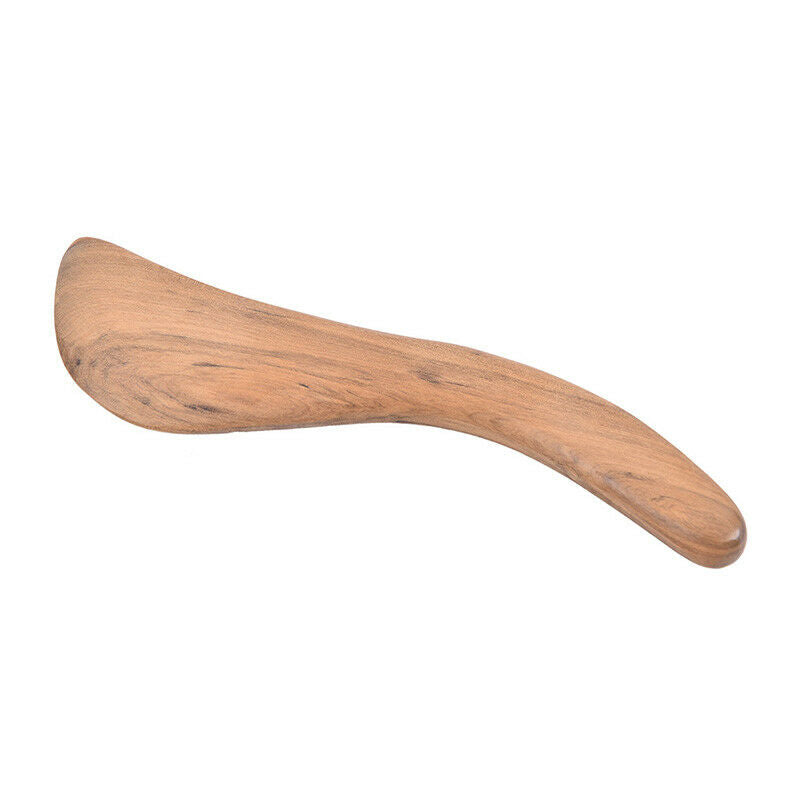 1PC Fragrant Wood Scraping Board S-shaped Wooden Scraper Massager Gua Sha.l8