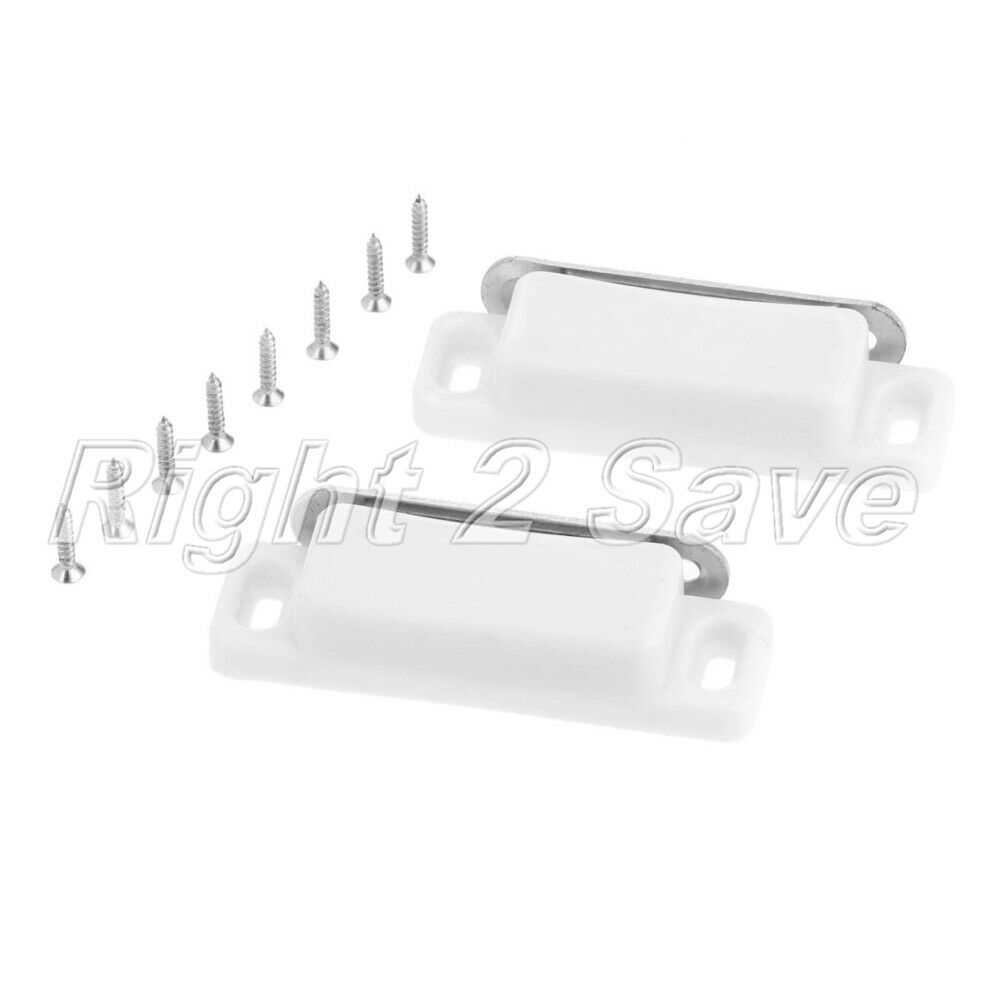 74*23mm Magnetic Cupboard Door Catch Strong Furniture Cabinet Latches & Screws