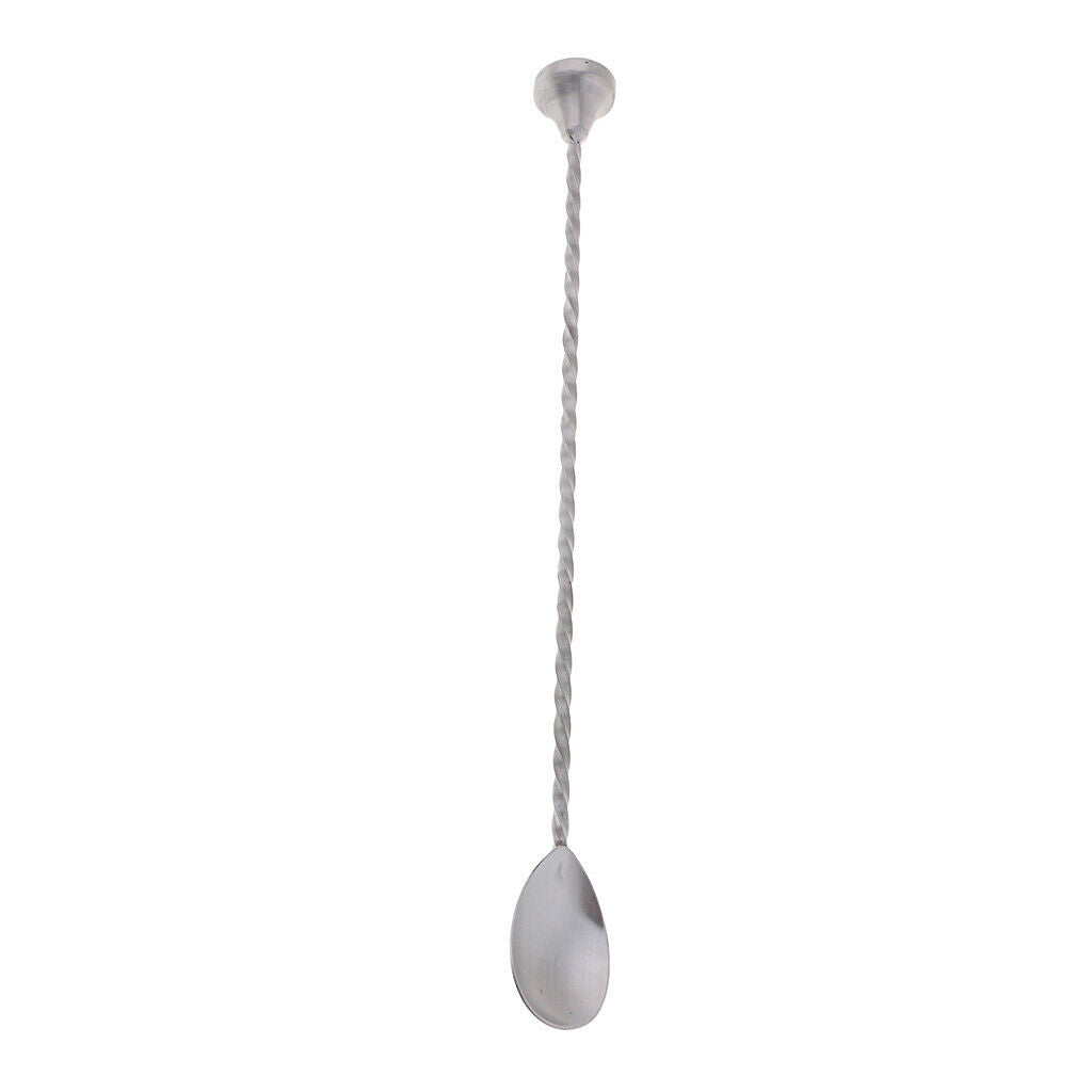 Stainless Steel Bar Home Kitchen Bar Dining Spoon for Cocktail Wine Mixing C