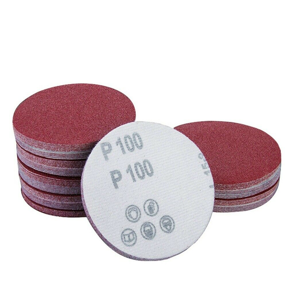 203PCS Sanding Disc 80-3000 Grit Hook Loop Sander Polishing Pads Sandpaper Discs