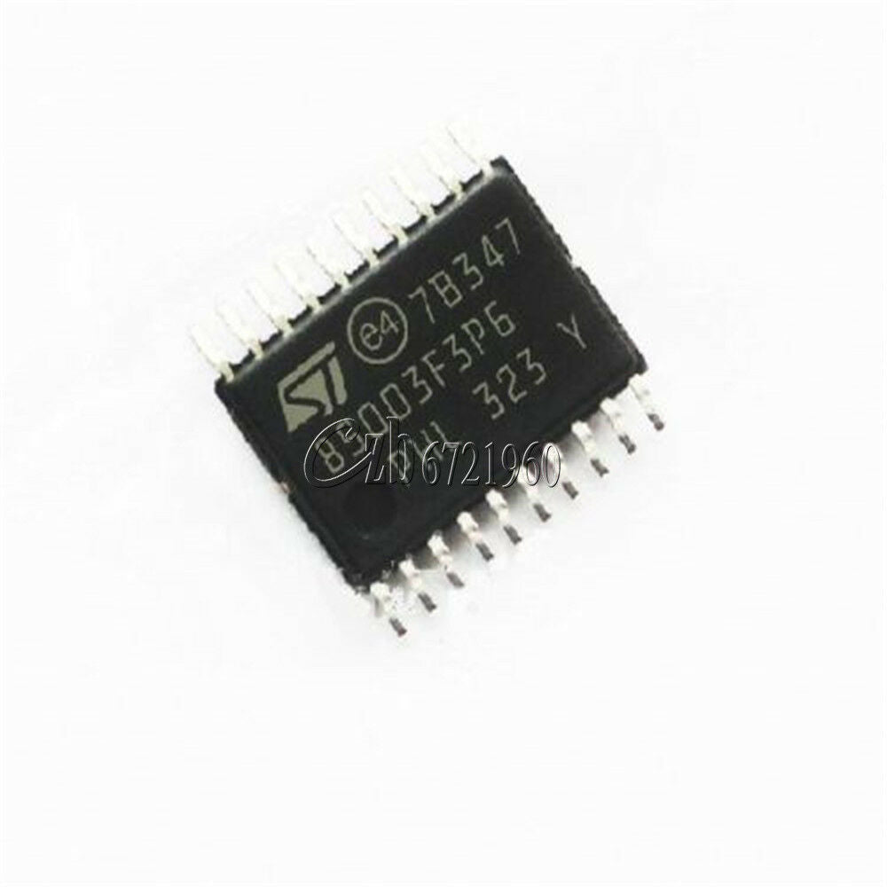 5PCS STM8S003F3P6 Manu:ST Encapsulation:TSSOP-20 8-Bit Microcontroller IC