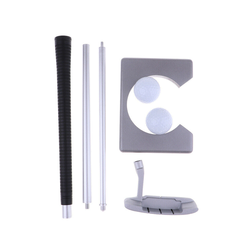 Portable Golf Putter Travel Practice Putting Set with Carrying Case Ball