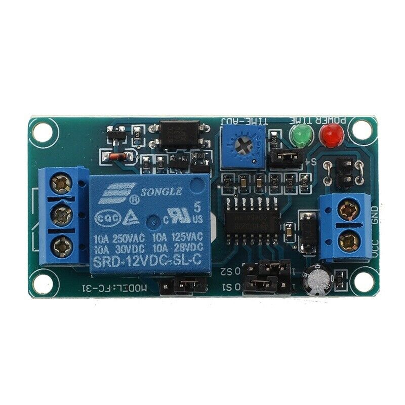 SRD-12VDC-SL-C NC timer with 12V DC timing control T8K4K4