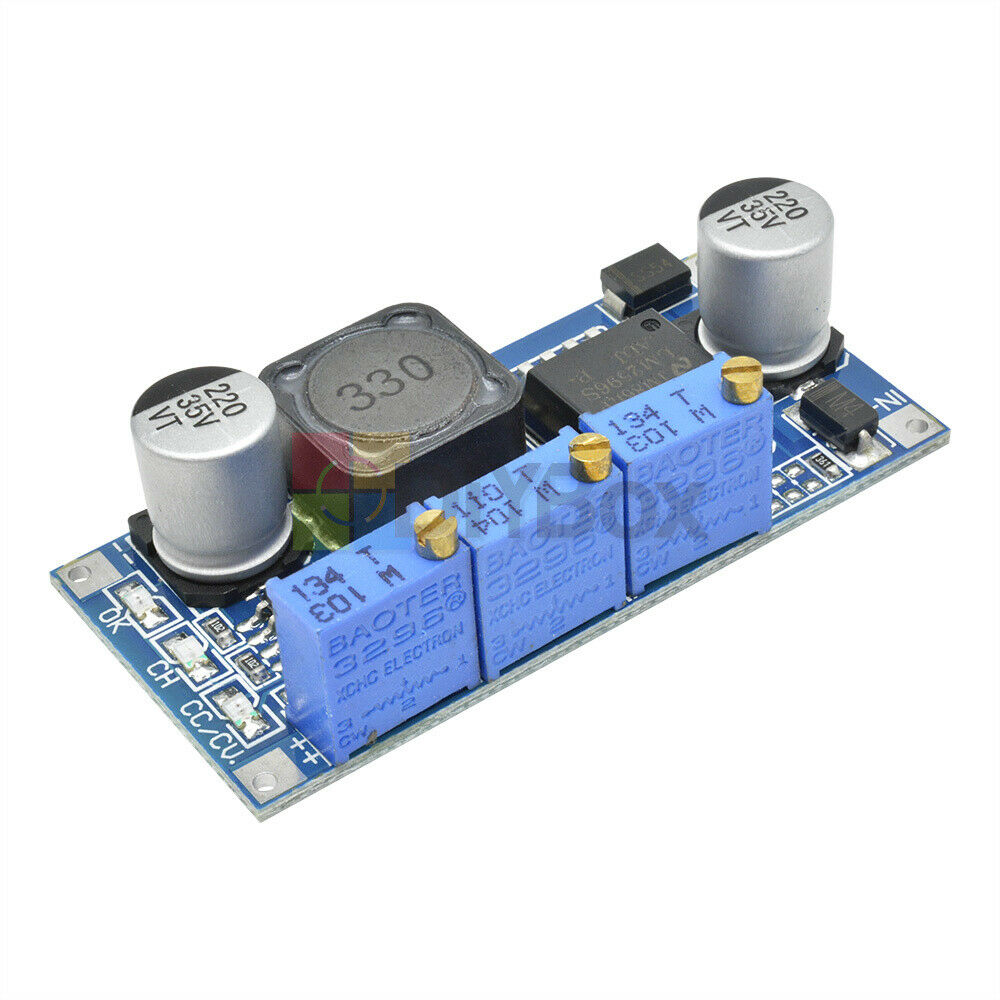 10Pcs LM2596 LED Driver DC-DC 3A Step-down Adjustable CC CV Power Supply Module