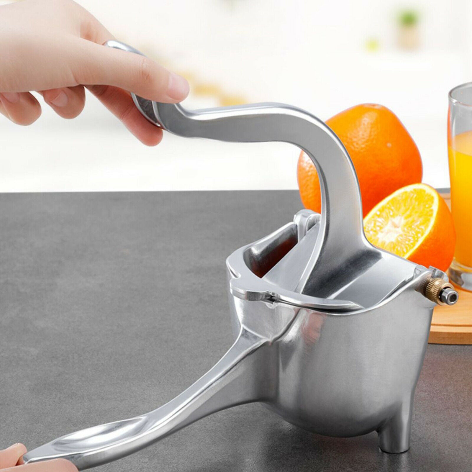 Aluminum Alloy Manual Fruit Juicer Sugarcane Lemon Squeezer Kitchen Bar