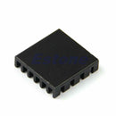 19*19*5mm 5pcs IC LED Power Memory Chip Quality Aluminum Heat Sink DIY Useful