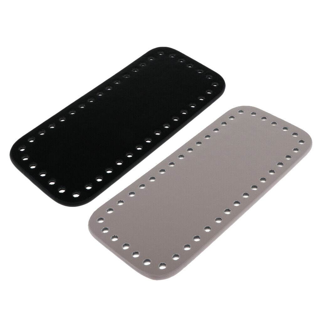 2Pcs Nail Bottom Insert Cushion Base for Handbag DIY Bags Making Accessories