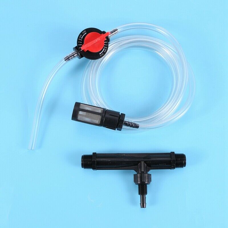 1/2 Garden Irrigation Device Venturi Fertilizer Injector Switch Water Tube KitJ4