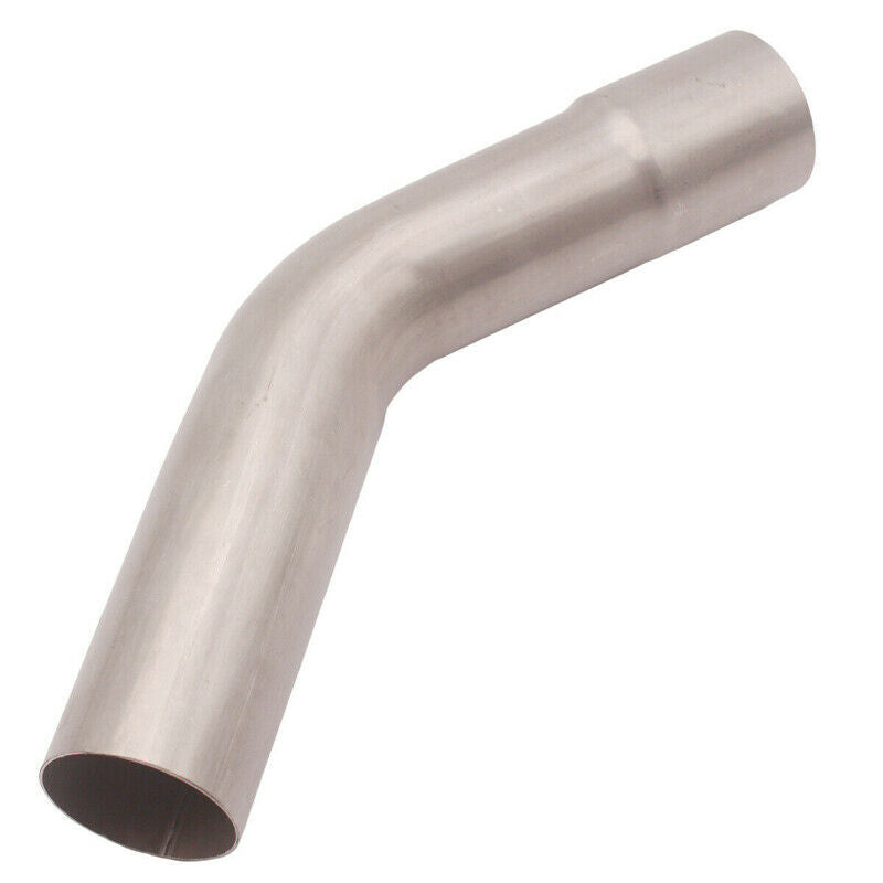 2.5" Car Exhaust Tubing Mandrel Bend Pipe 45Â° Expanded Tube Air Intake Stainless