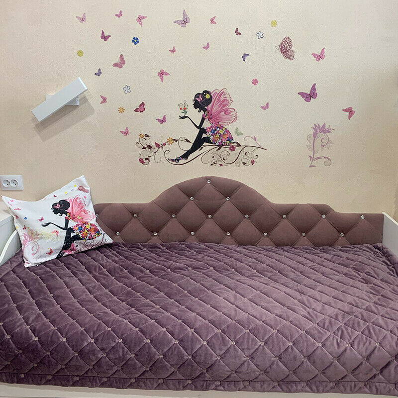 Butterfly Flower Fairy Wall Stickers For Kids Room Wall Decor Room Post.l8