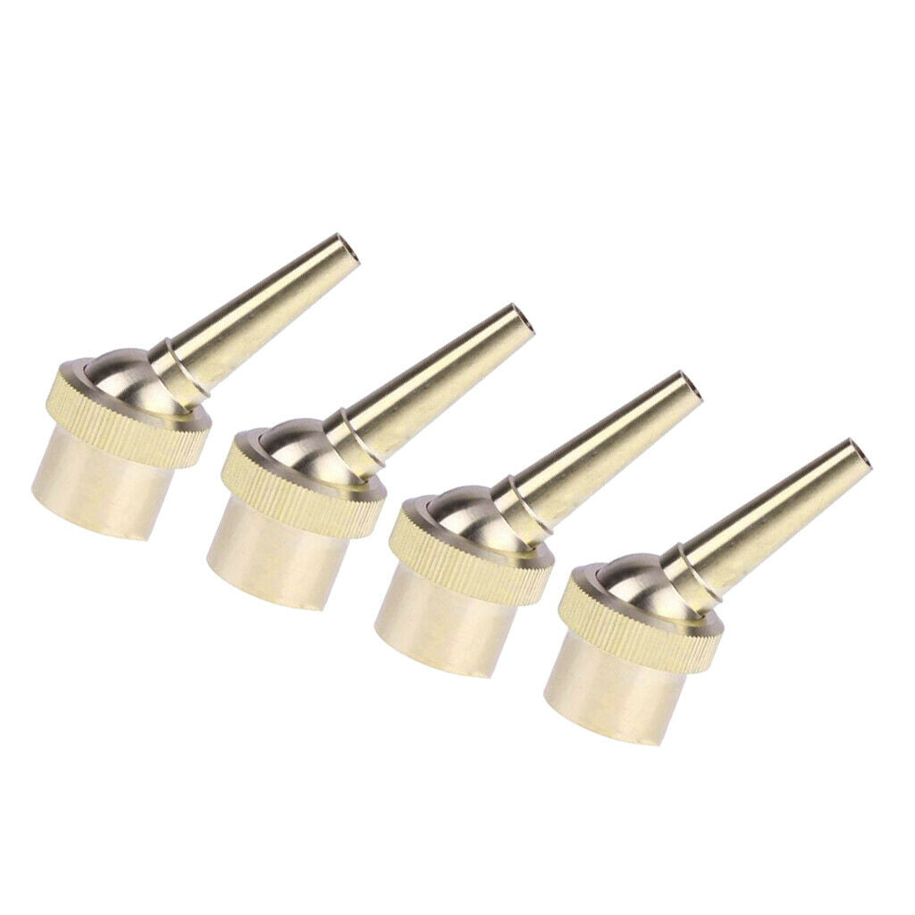 4pcs 1/2inch Brass Straight Nozzle Spray Head Pond Garden Sprinkler Outdoor