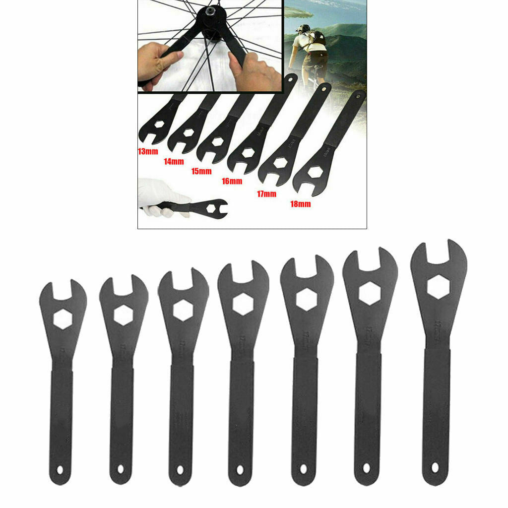 7x 15-19mm Single Open Ended Spanner Phosphate Finish for Automotive, Industrial