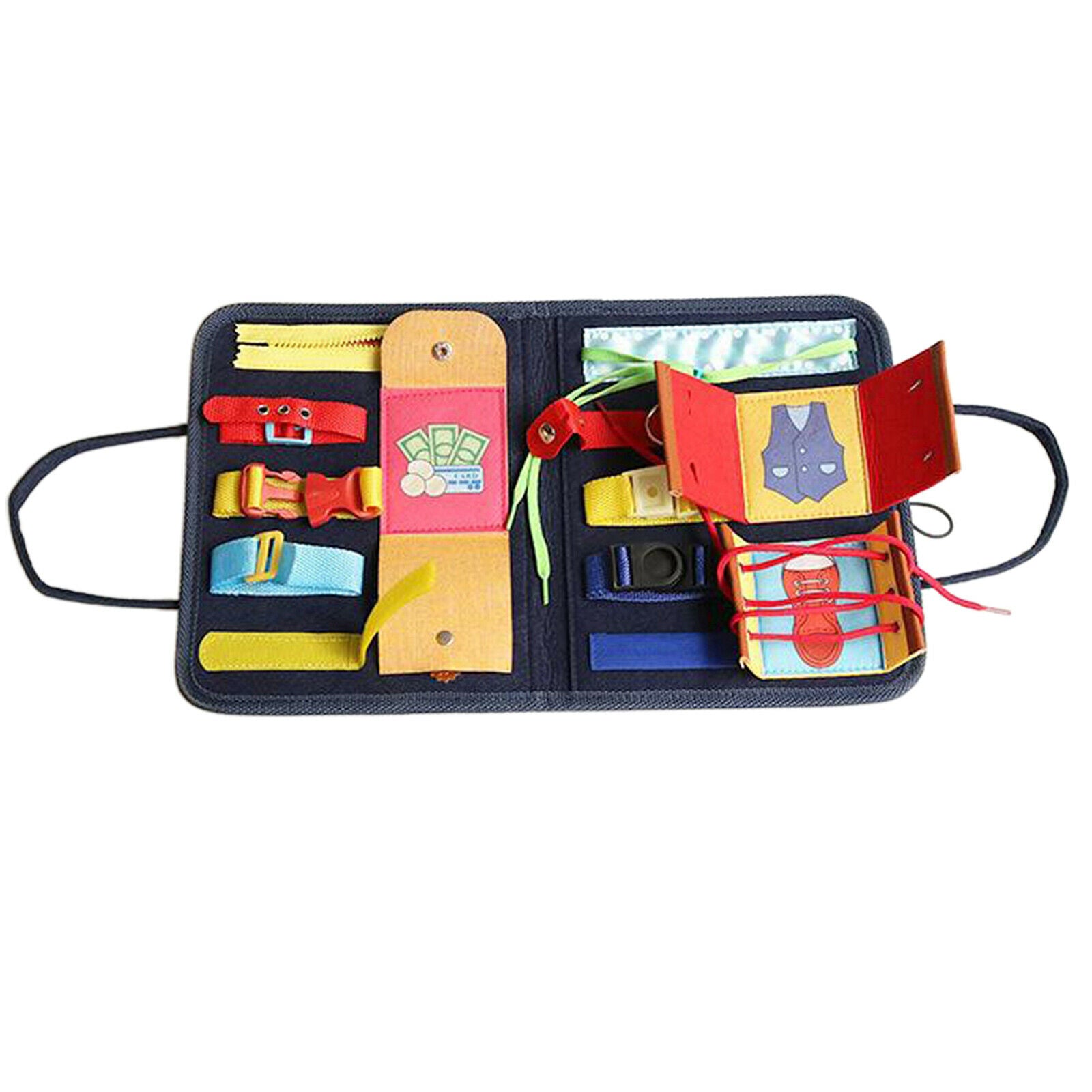 Busy Board   Toys Basic Skills Board for Toddlers Learning Dress Toys