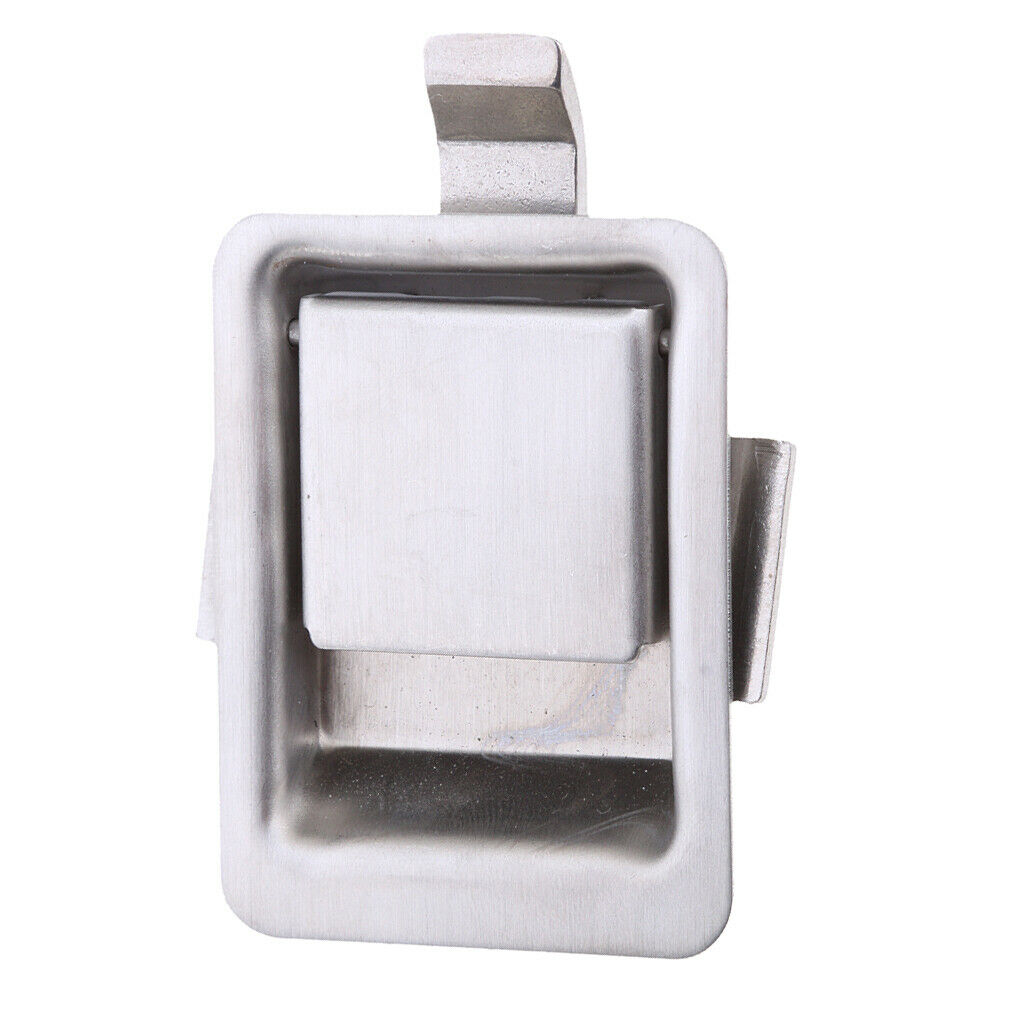 2pcs Stainless Steel Flush Paddle Latch Single Point Latch Rust Resistant