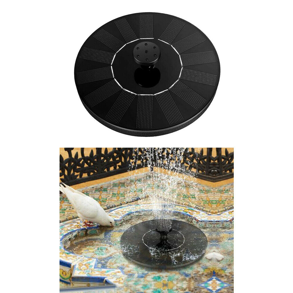 Solar Bird Bath Fountain for Outdoors, Solar Fountain Pump for Bird Bath,