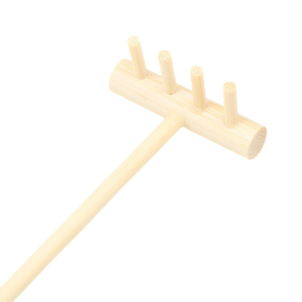 Set Of 3 Mini Professional  Garden Tools With Three Rakes